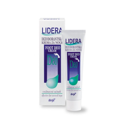 LIDERA DEO KREMA ZA NOGE 50 ml, sprječava neugodan miris pri znojenju