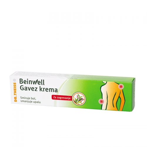 DR. THEISS BEINWELL GAVEZ KREMA sa termo efektom 50ml, Smiruje bol i smanjuje upalu