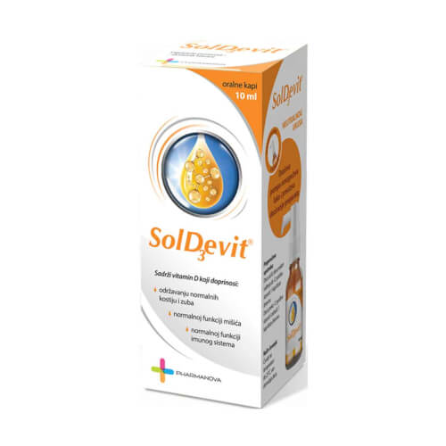 PHARMANOVA Soldevit D3 kapi 400 10ml