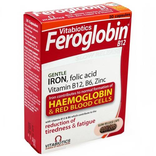 FEROGLOBIN B12 &amp;amp;#8211; 30 kapsula
