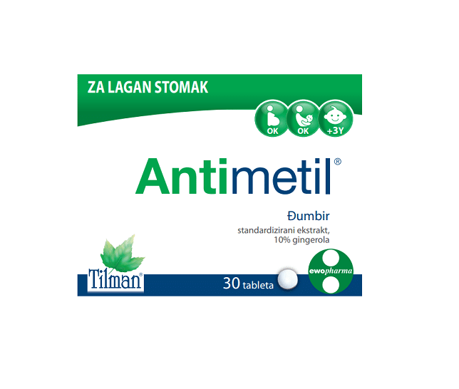 TILMAN Antimetil Sa Đumbirom 30 tableta