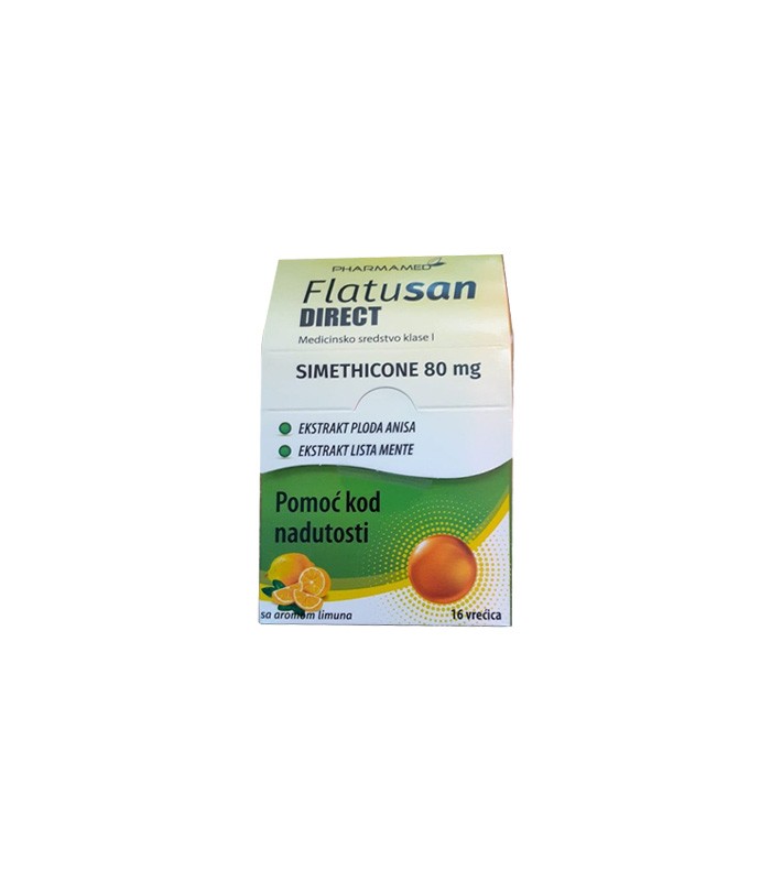 FLATUSAN DIRECT VREĆICE 16 X 80 MG