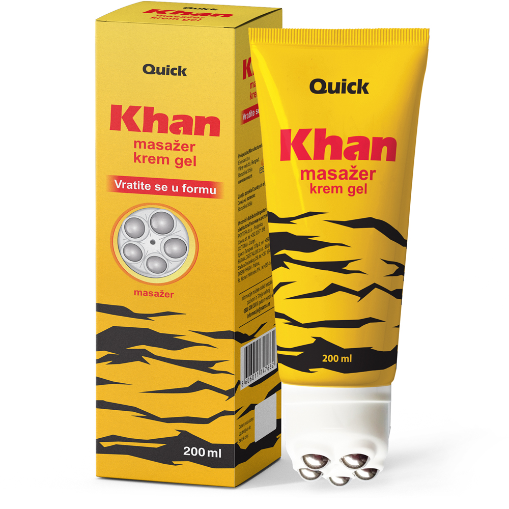 ESENSA Khan masažer tigrov krem gel 200ml
