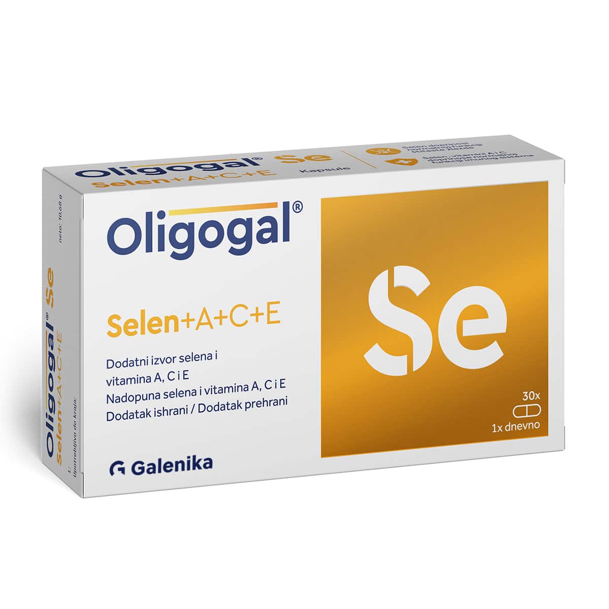 OLIGOGAL Se 30 kapsula