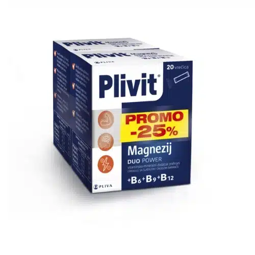 Plivit Magnezij Duo Power 20 kesica PROMO 25%