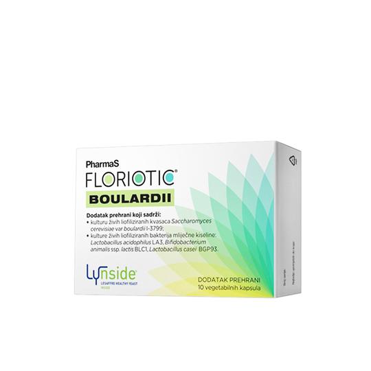 PharmaS FLORIOTIC BOULARDII kapsule a 10, Sinergijski učinak u obnovi crijevne mikroflore