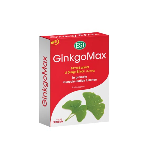 ESI GINKGOMAX 240 mg tablete a 30, Dodatak prehrani za bolje pamćenje i koncentraciju