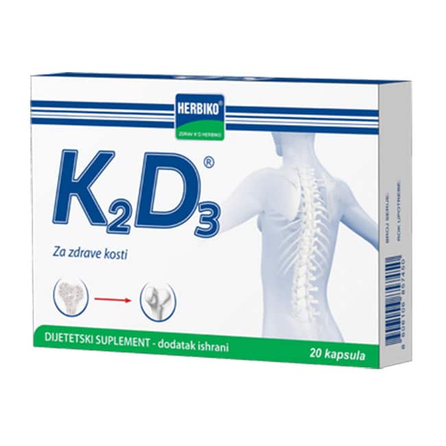 HERBIKO K2D3 20 kapsula