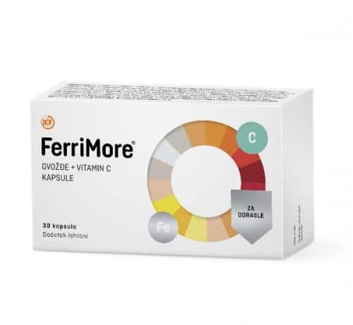 FERRIMORE Gvožđe + Vitamin C 30 kapsula