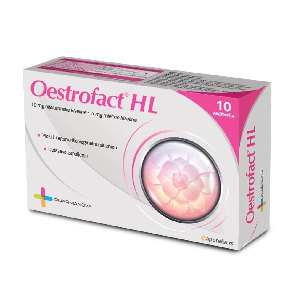 PHARMANOVA Oestrofact HL 10 vagitorija